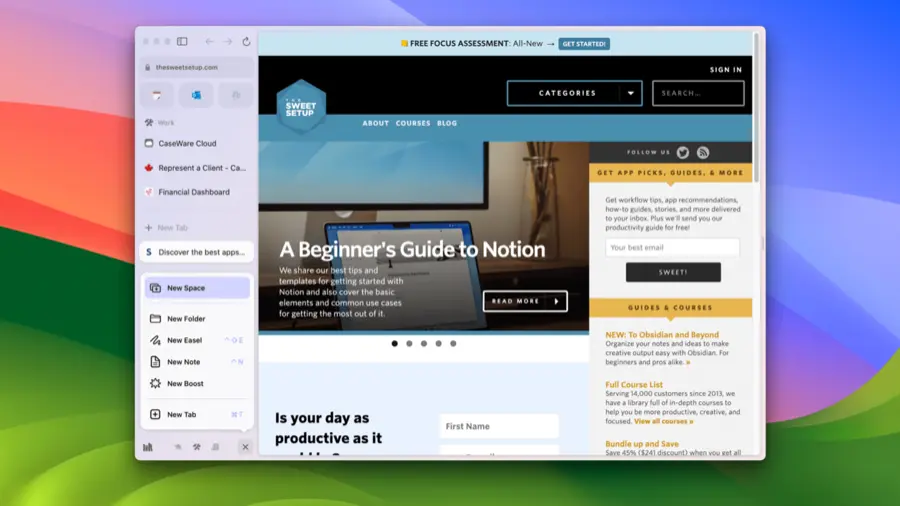 Arc ブラウザ - Arc Browser Screenshot 06