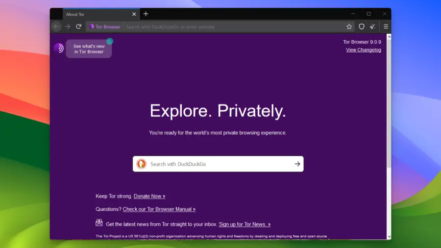 Torブラウザ - Tor Browser Screenshot 01