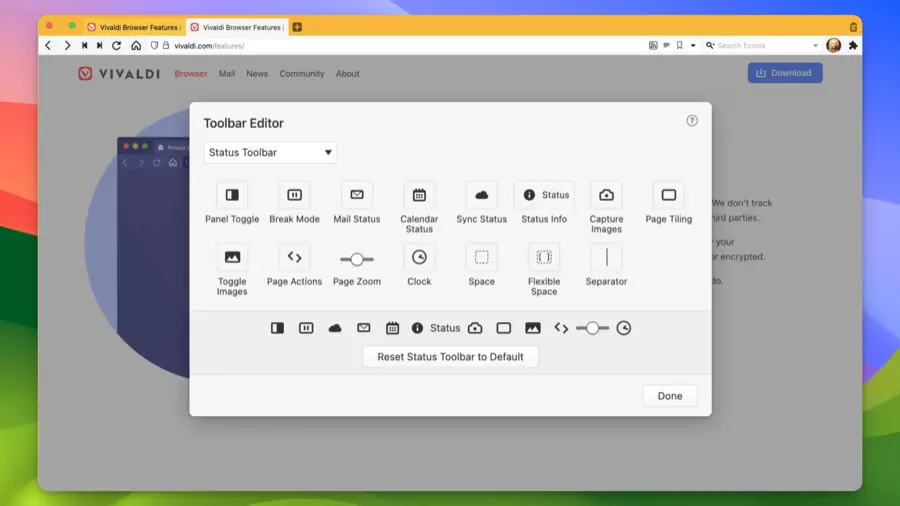 ヴィヴァルディブラウザ - Vivaldi Browser Screenshot 03 ヴィヴァルディブラウザ - Vivaldi Browser Screenshot 03
